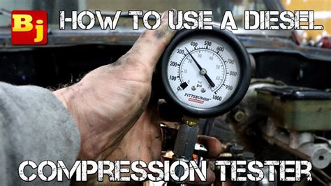 compression test a diesel engine|how to perform compression test.